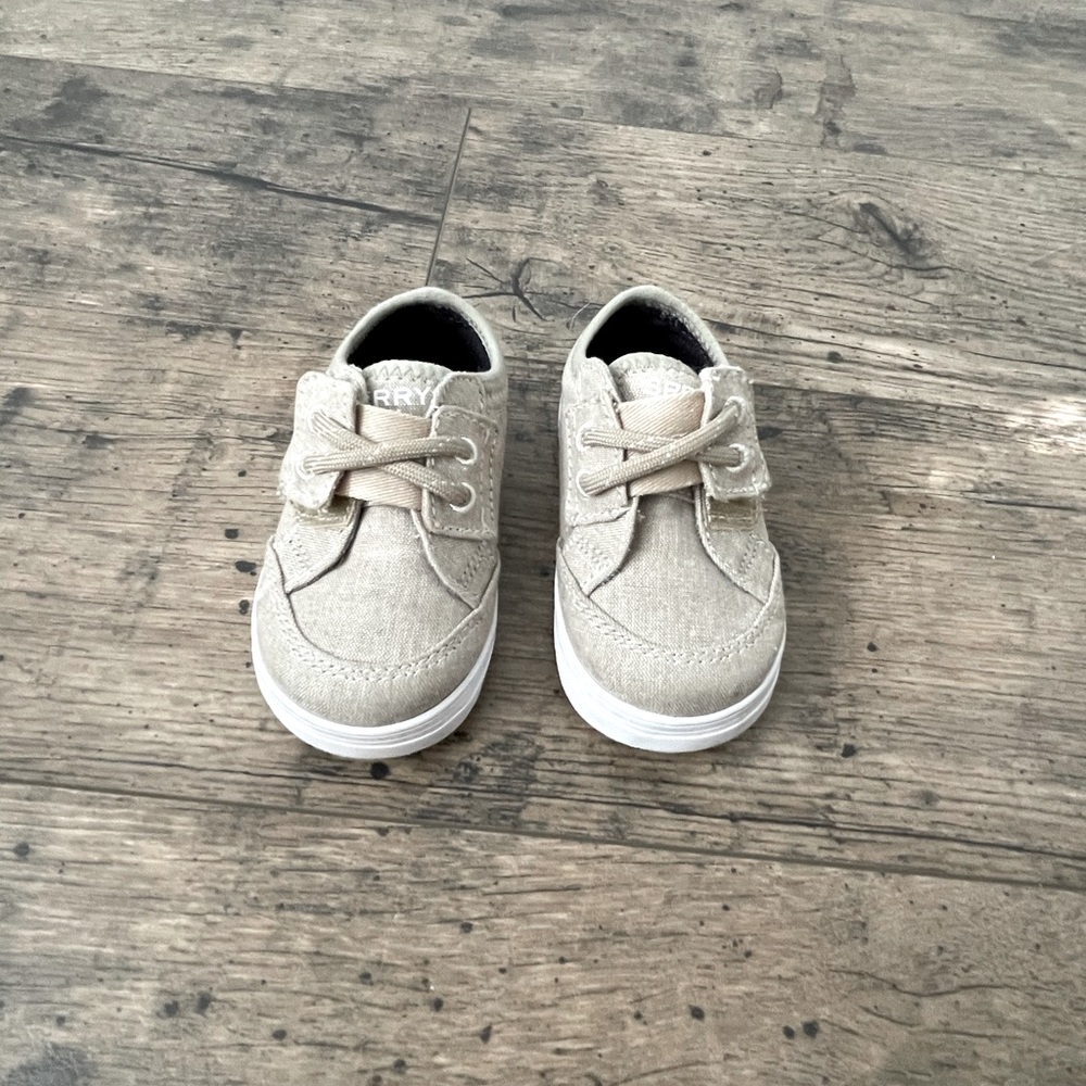 Sperry Top Sider memory foam infant shoes